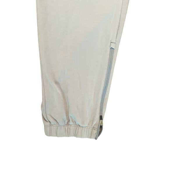 Women 4 Oiselle Light Blue Track Pants Jogger Sweatpants Ankle Zip Running - Picture 3 of 7